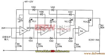 基于LM324的LED電平指示器電路設(shè)計(jì)與軟件開發(fā)